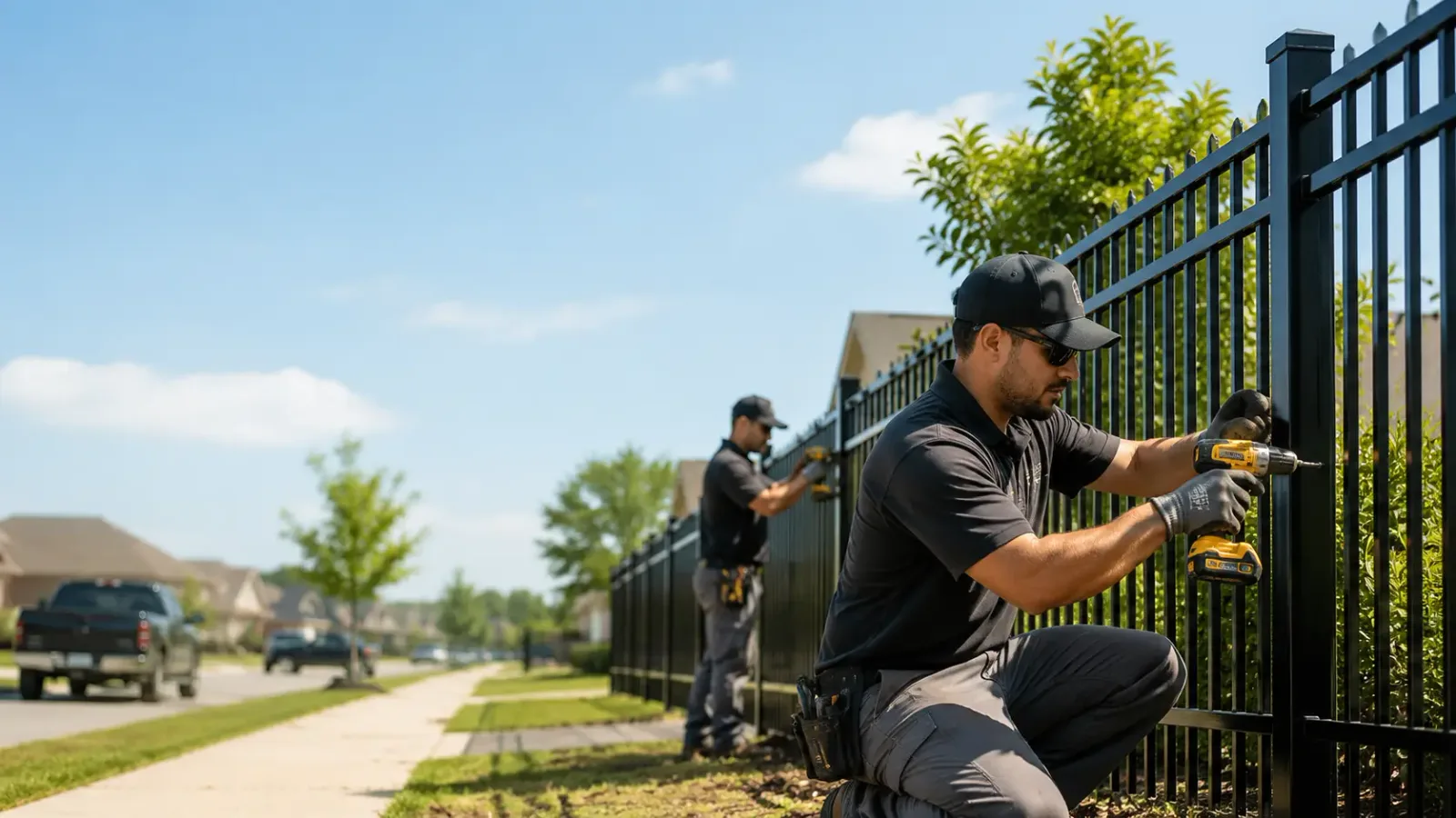 Metal Fence Installation in Vail, IA